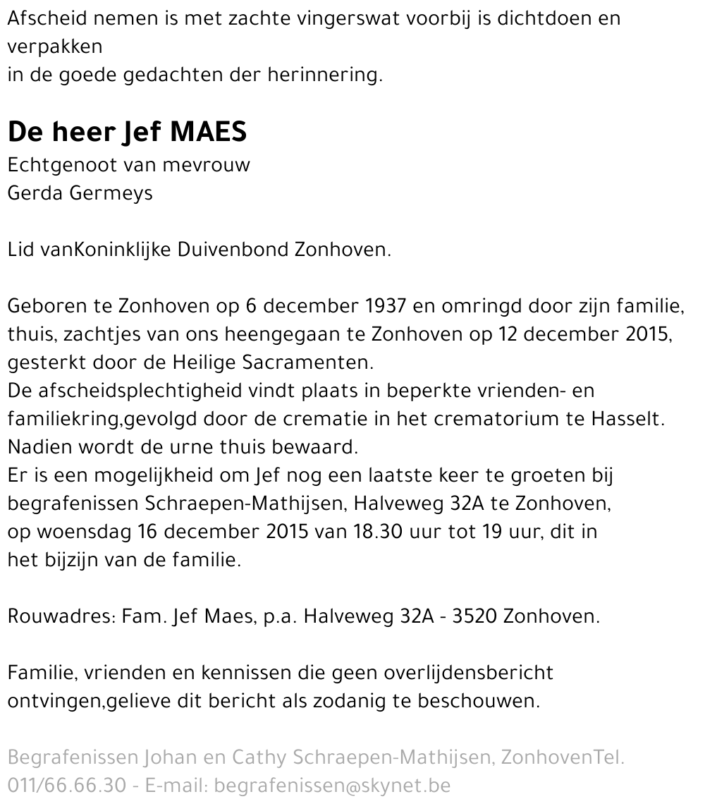 Jef Maes