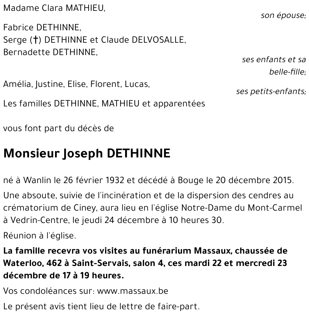 Joseph DETHINNE