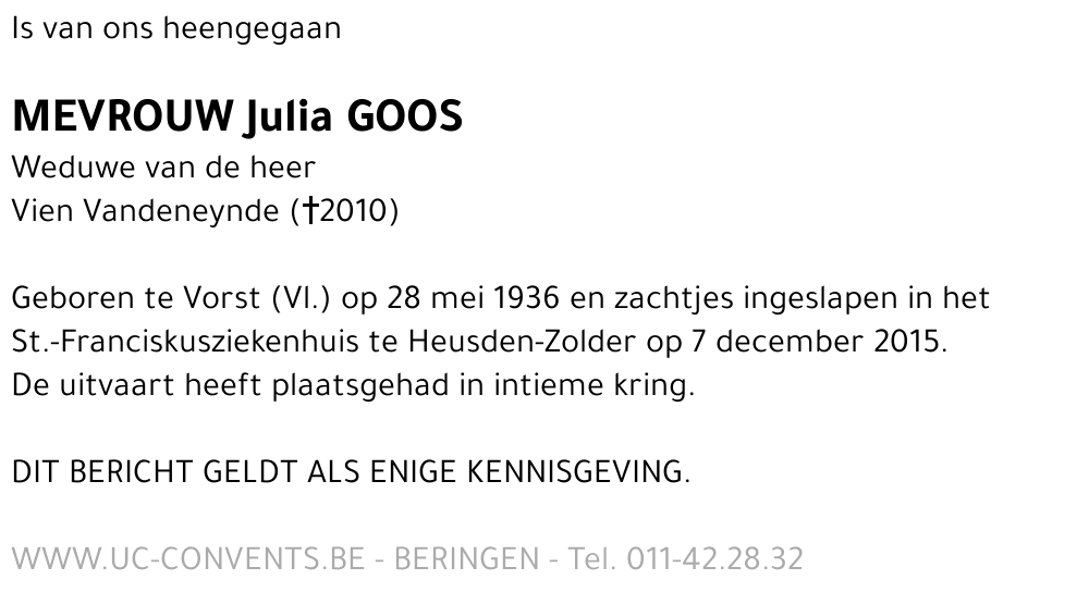 Julia Goos