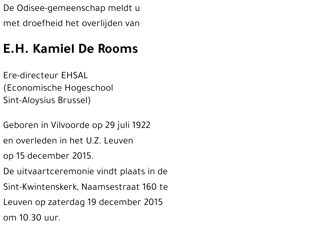Kamiel De Rooms