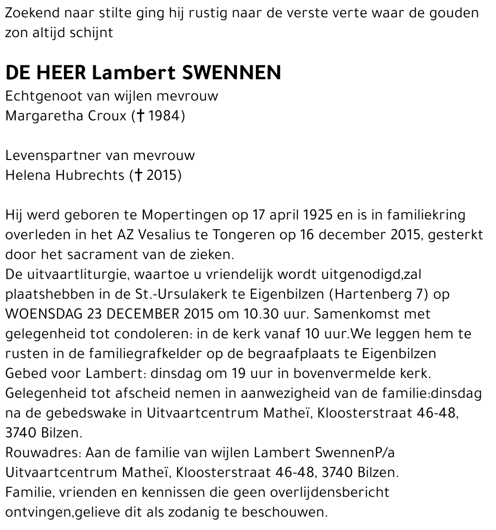Lambert Swennen
