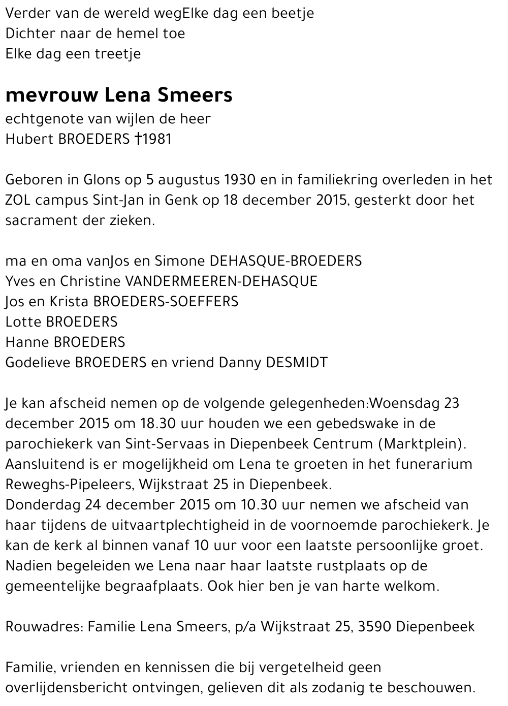 Lena Smeers