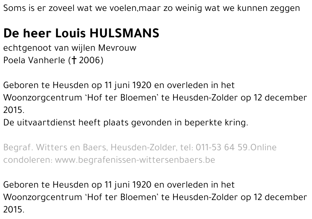 Louis Hulsmans