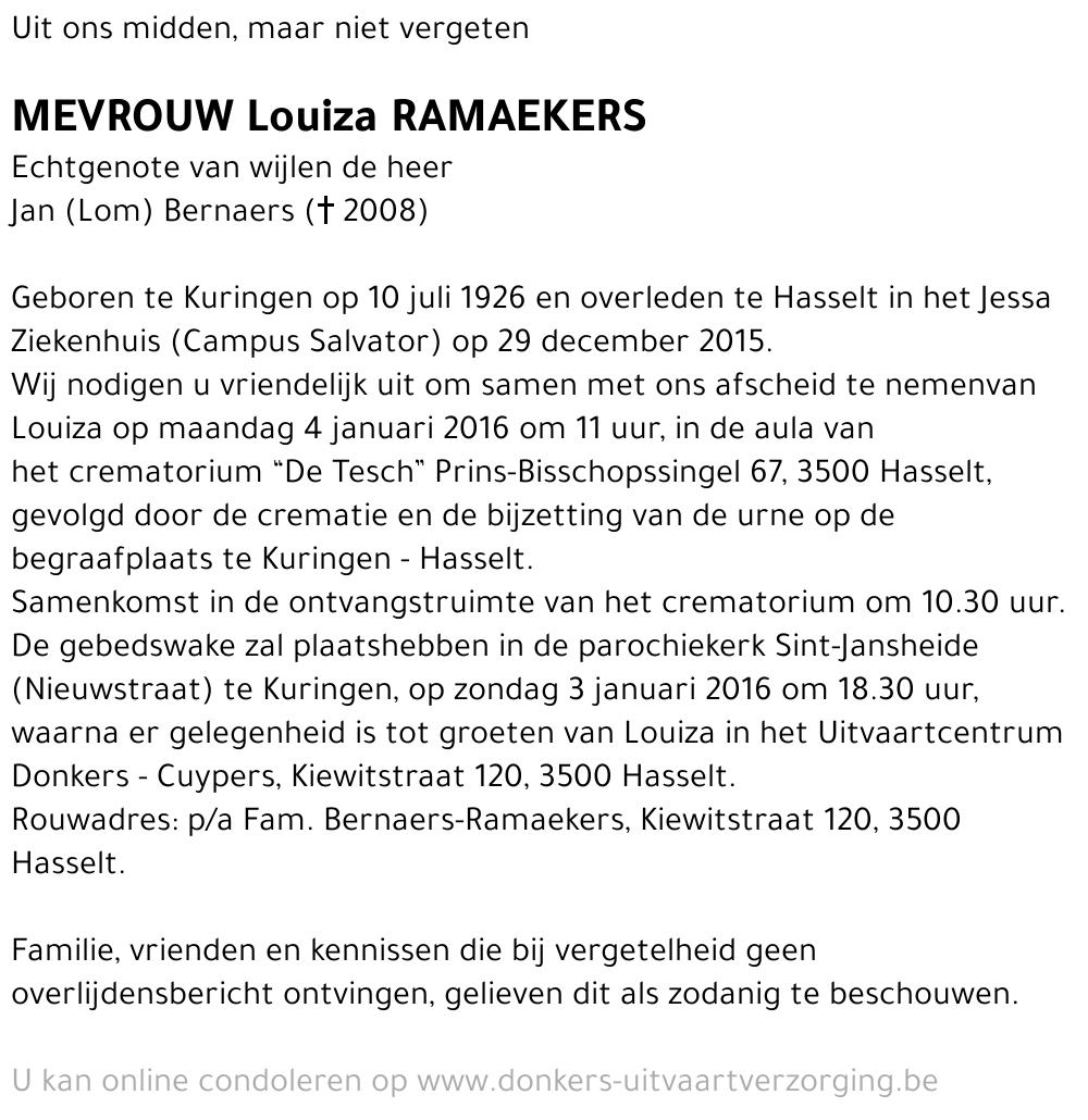 Louiza Ramaekers