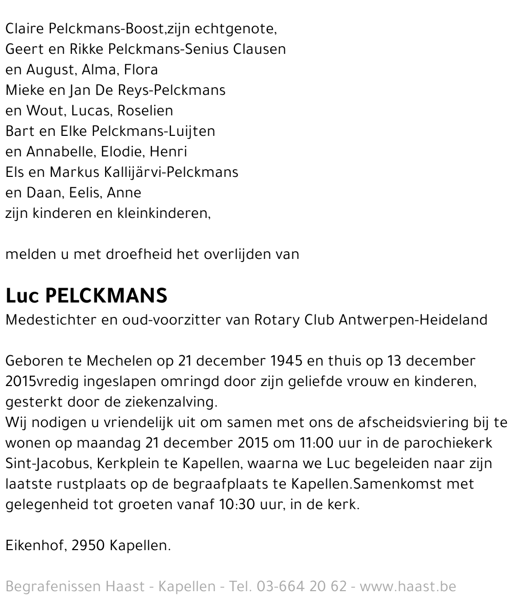 Luc Pelckmans