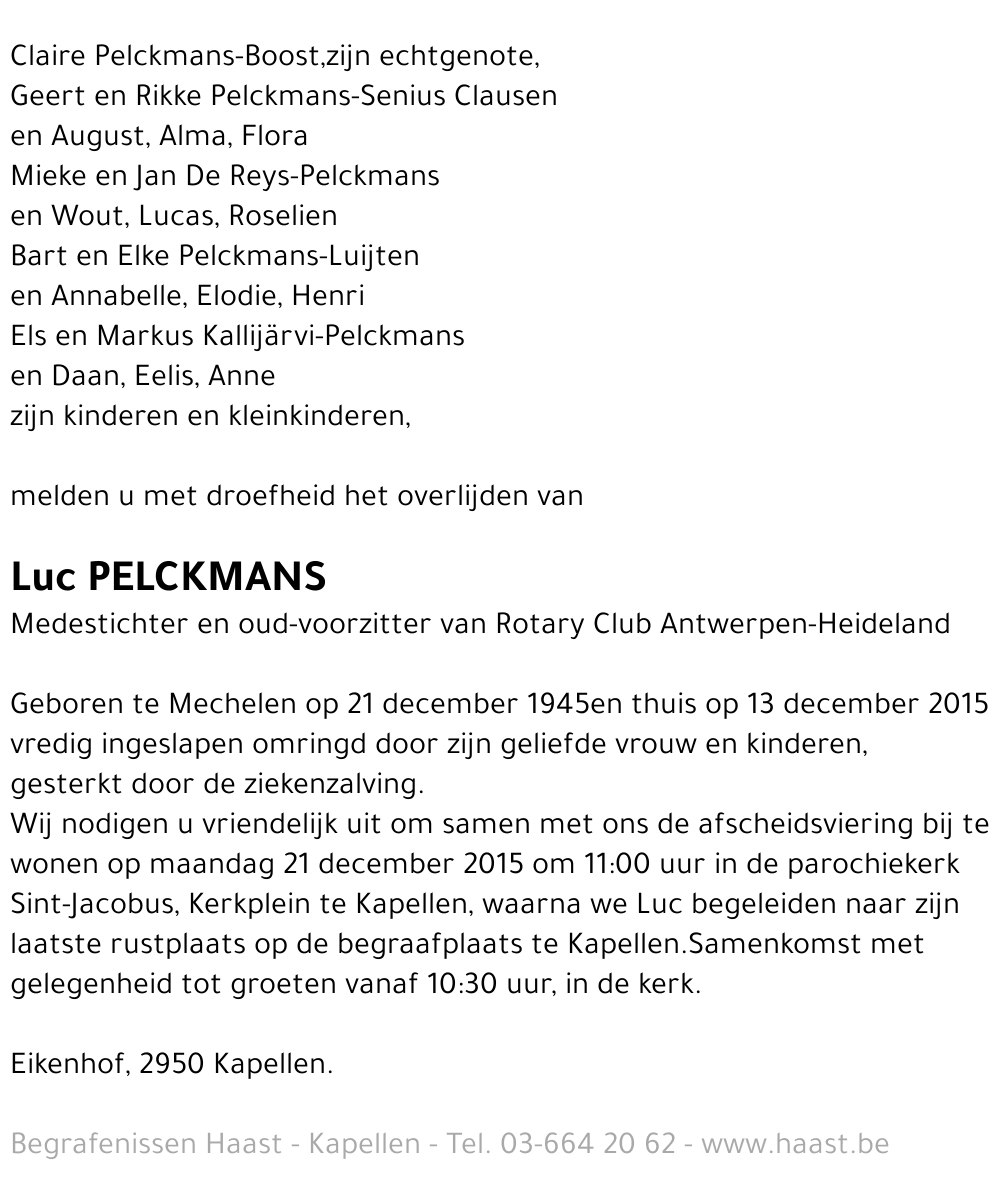 Luc Pelckmans