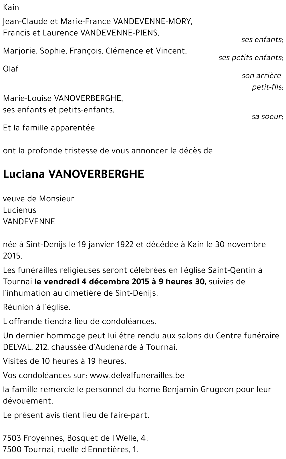 Luciana VANOVERBERGHE