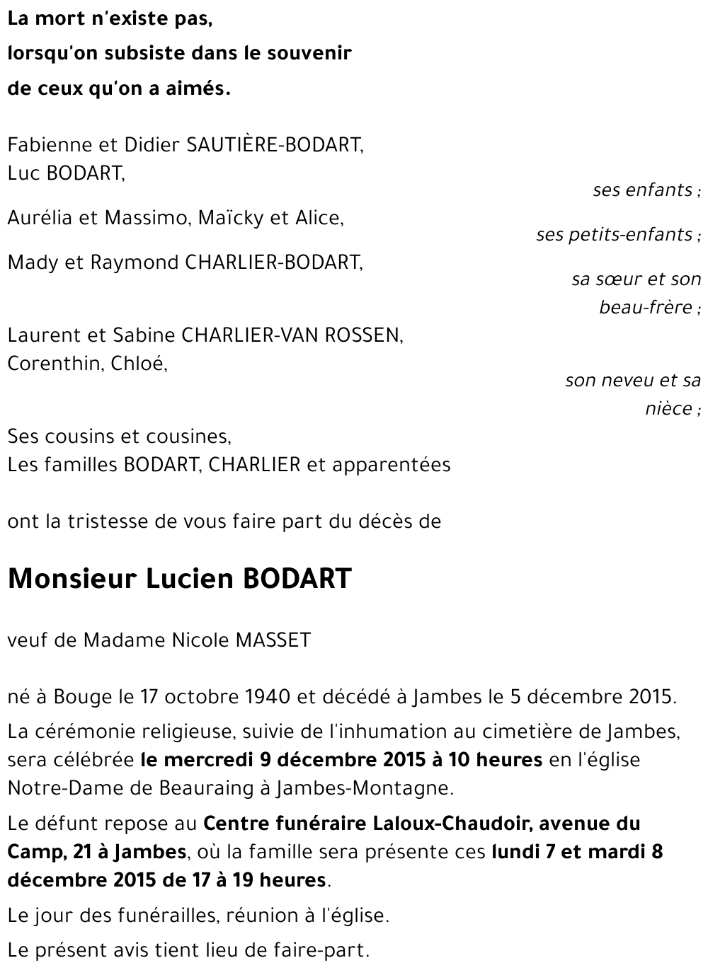 Lucien BODART