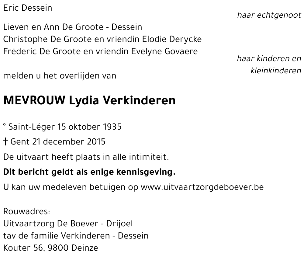 Lydia Verkinderen