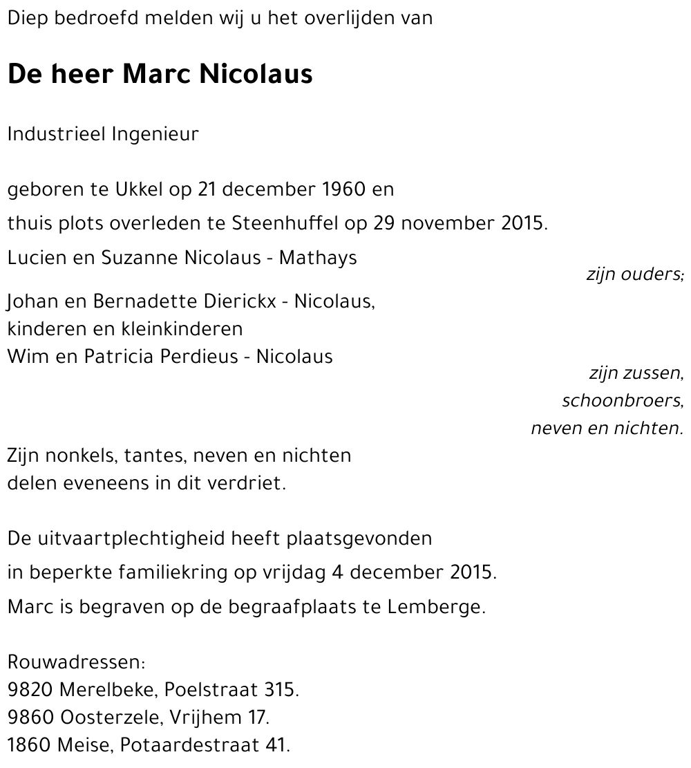 Marc Nicolaus