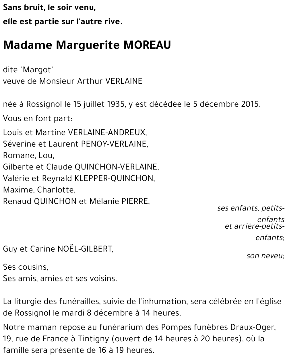 Marguerite MOREAU