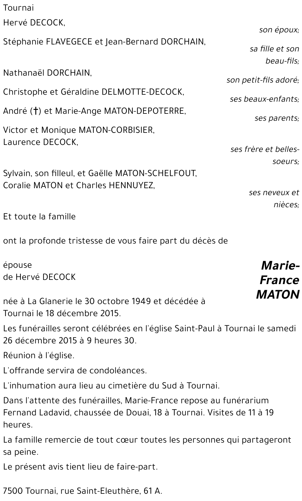 Marie-France MATON
