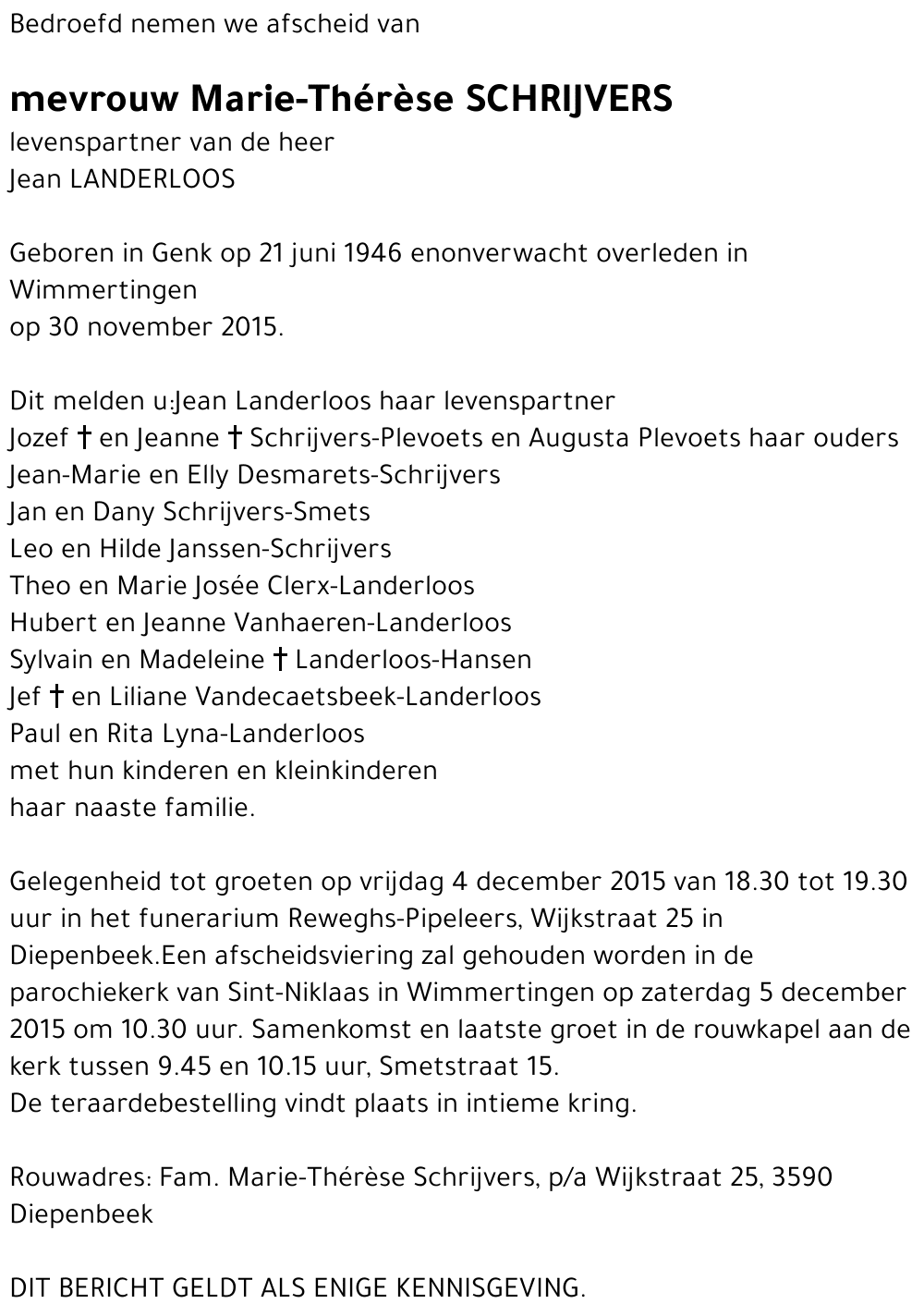 Marie-Thérèse Schrijvers