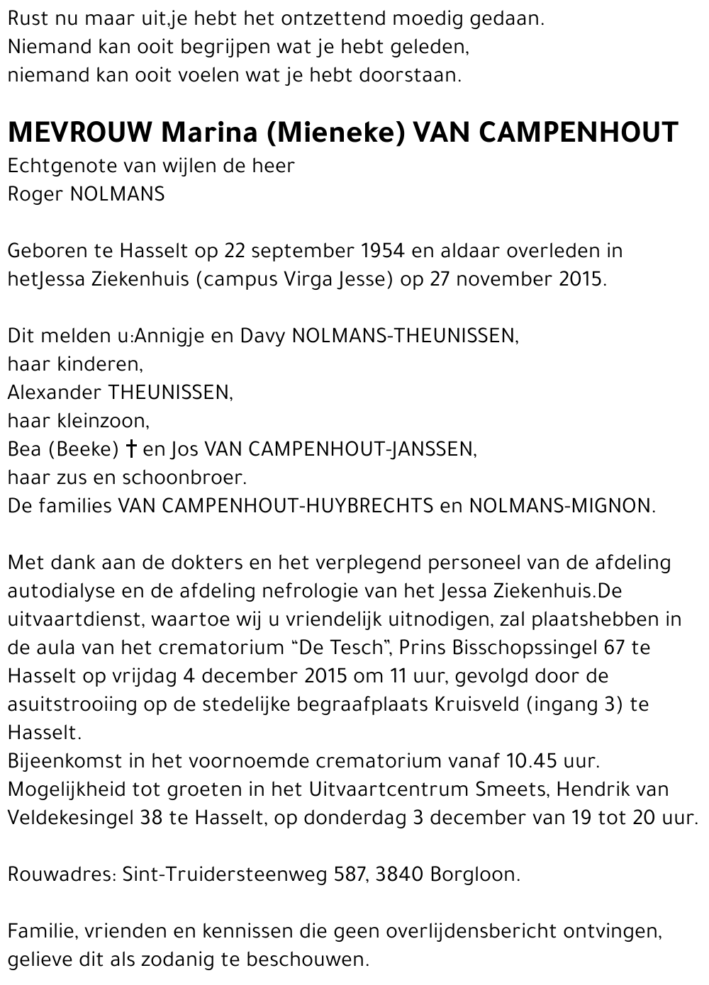 Marina Van Campenhout