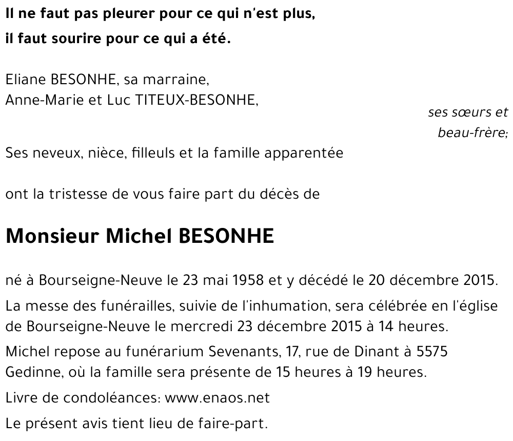 Michel BESONHE