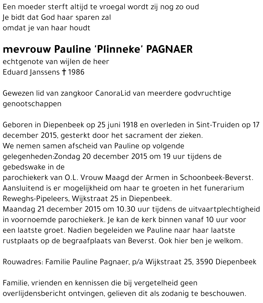 Pauline Pagnaer