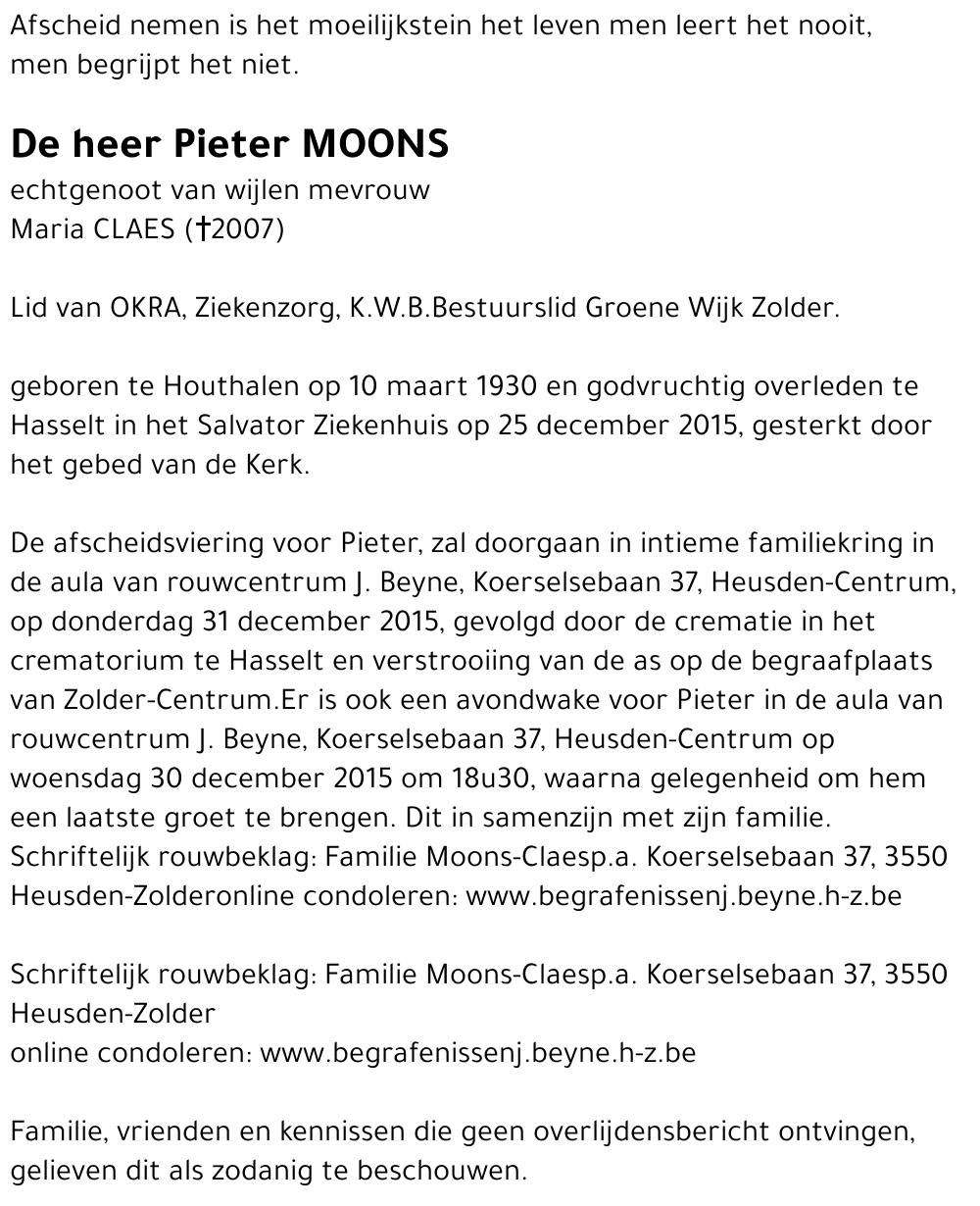 Pieter Moons