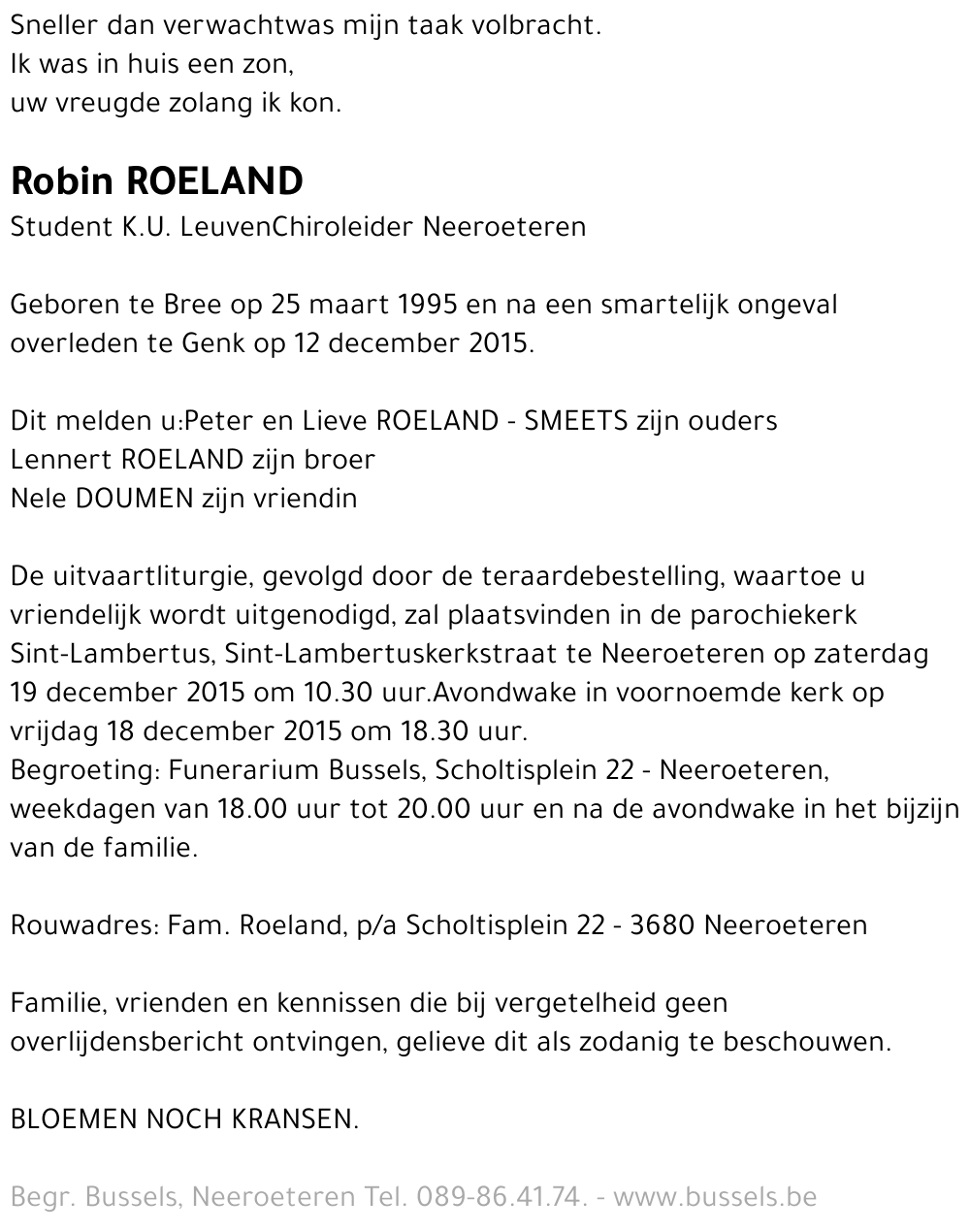 Robin ROELAND