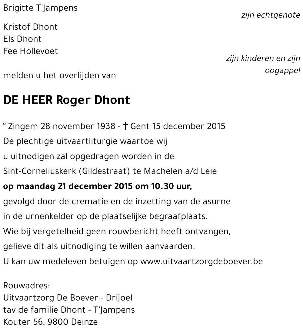 Roger Dhont