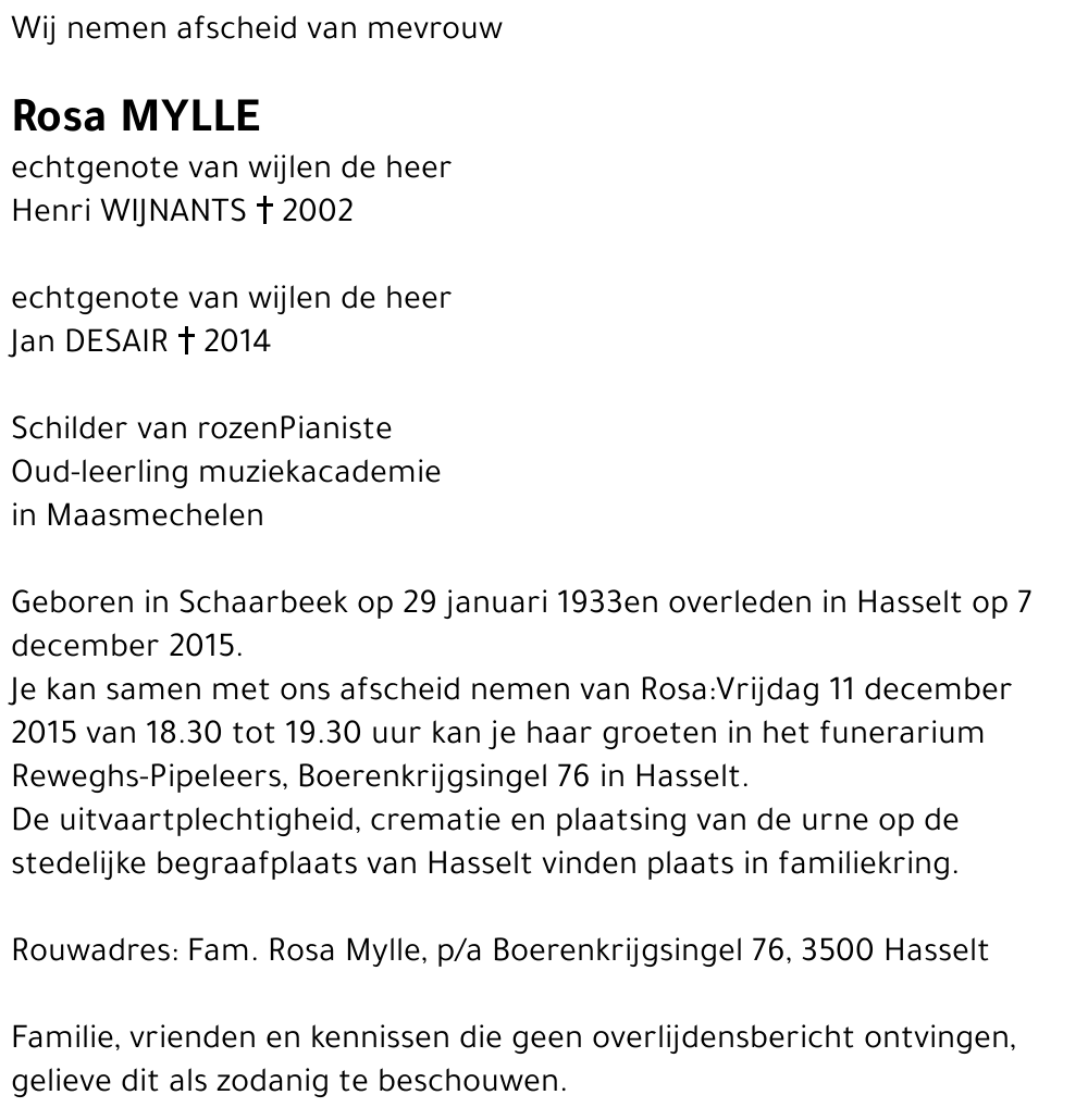 Rosa Mylle