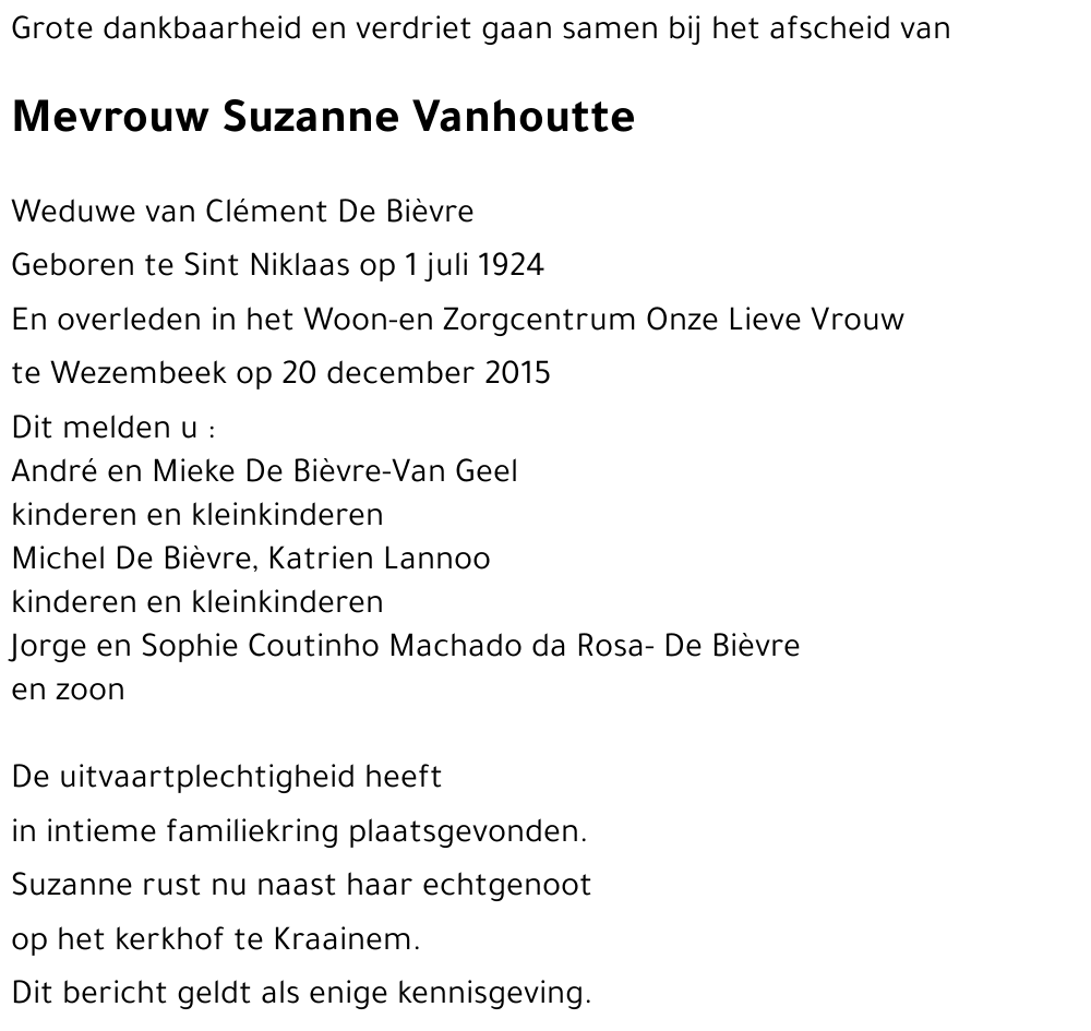 Suzanne Vanhoutte