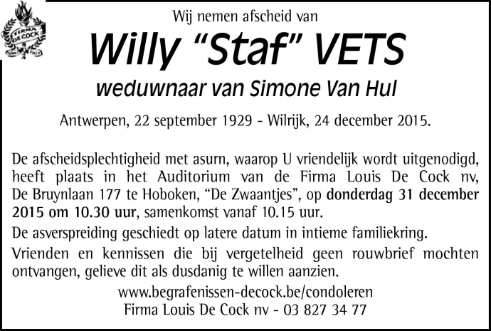 Willy Vets