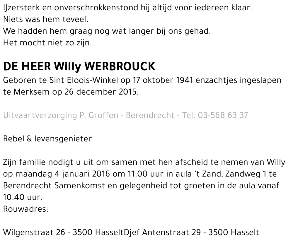 Willy Werbrouck
