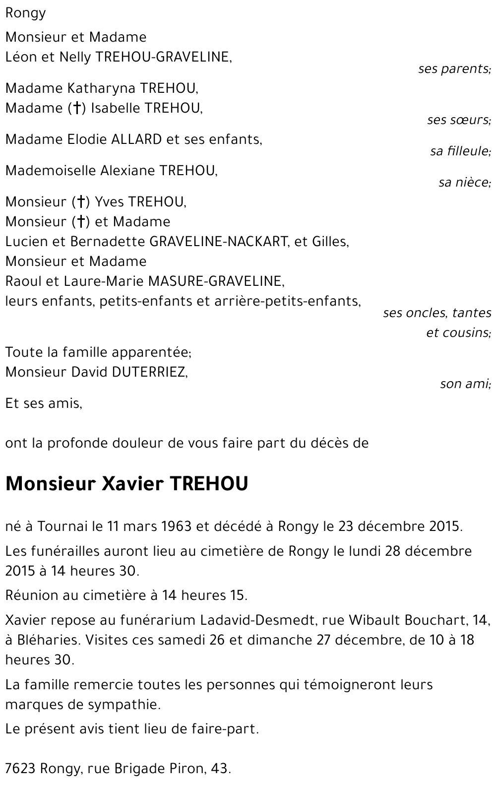 Xavier TREHOU