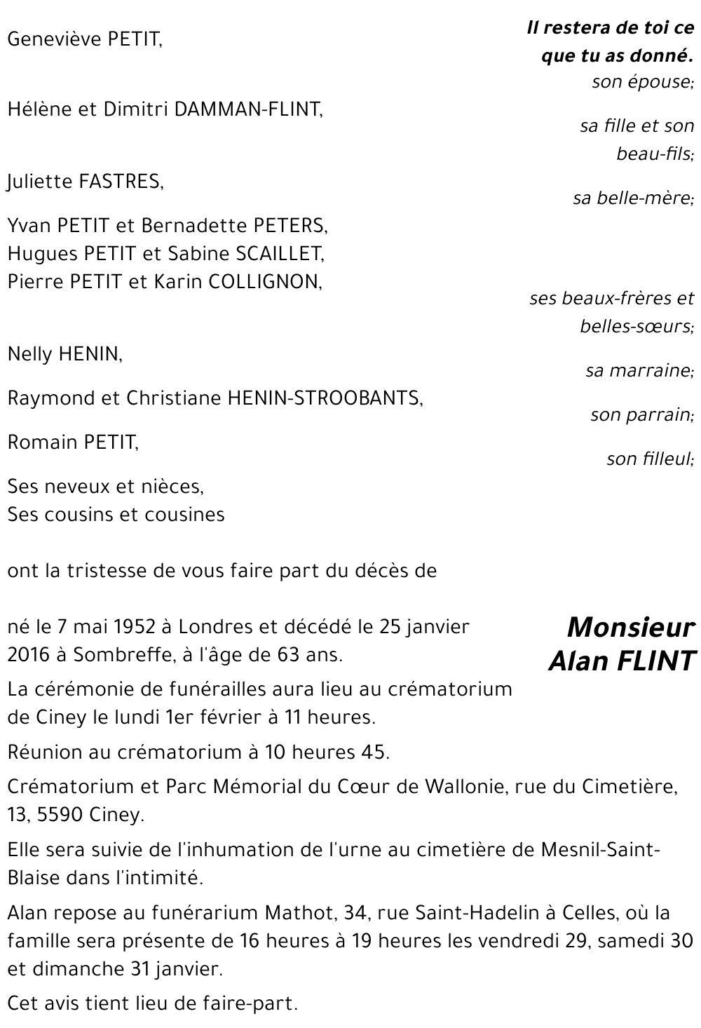 Alan FLINT