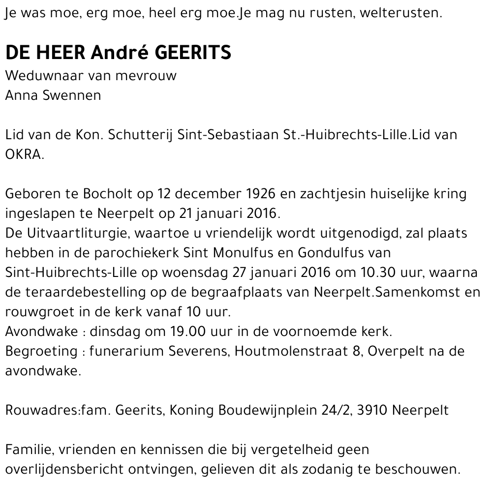André Geerits