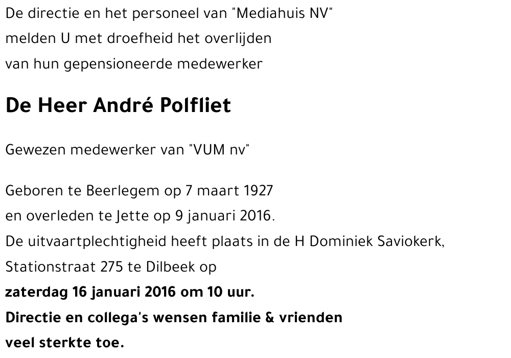 André Polfliet