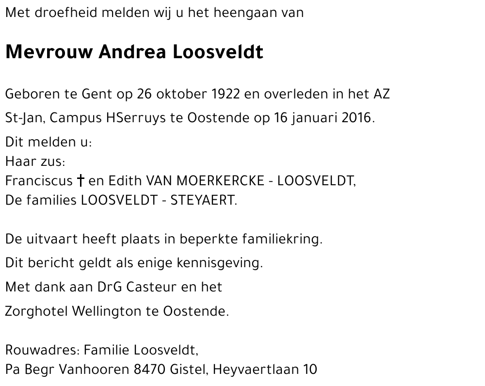 Andrea Loosveldt