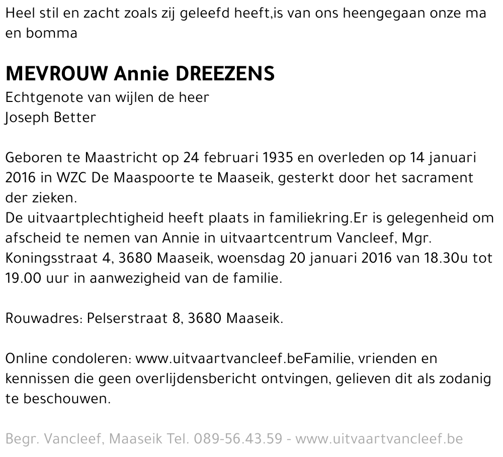 Annie Dreezens