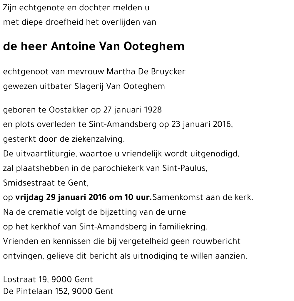 Antoine Van Ooteghem