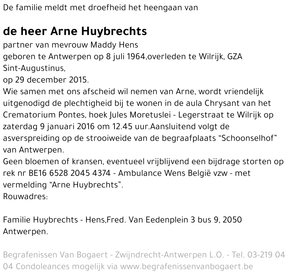Arne Huybrechts