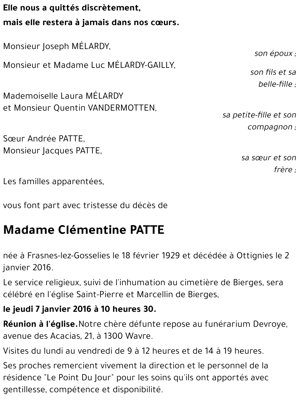 Clémentine PATTE