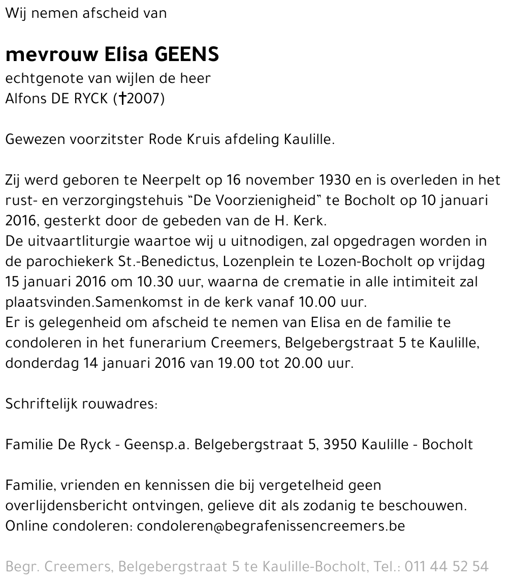 Elisa Geens
