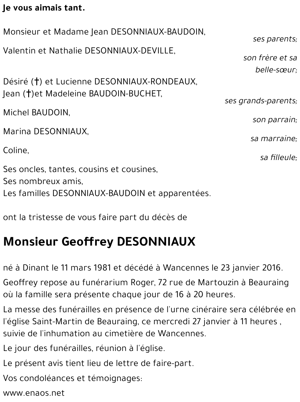 Geoffrey DESONNIAUX