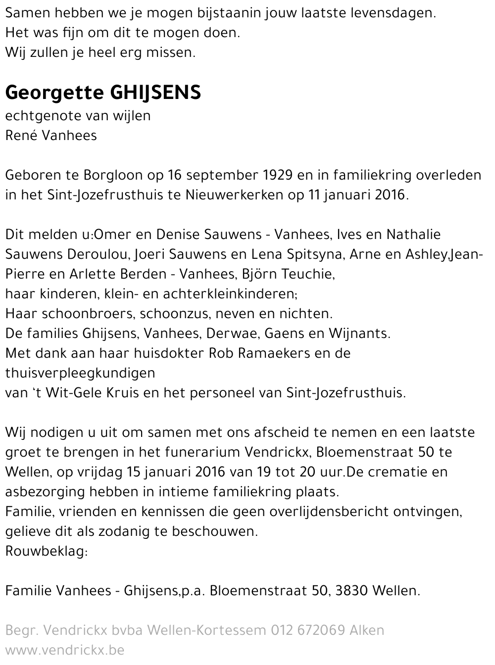 Georgette Ghijsens