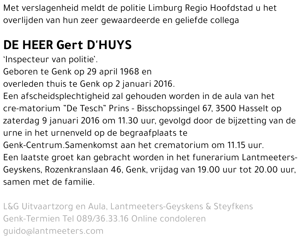 Gert D'HUYS
