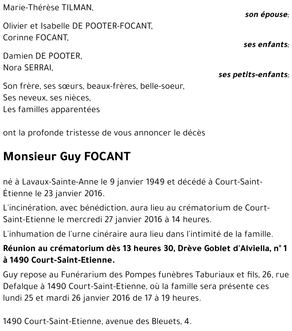 Guy FOCANT