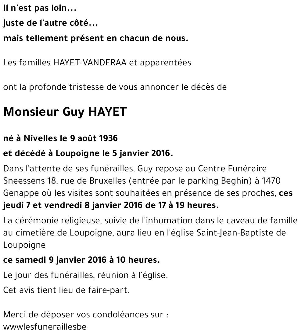 Guy HAYET