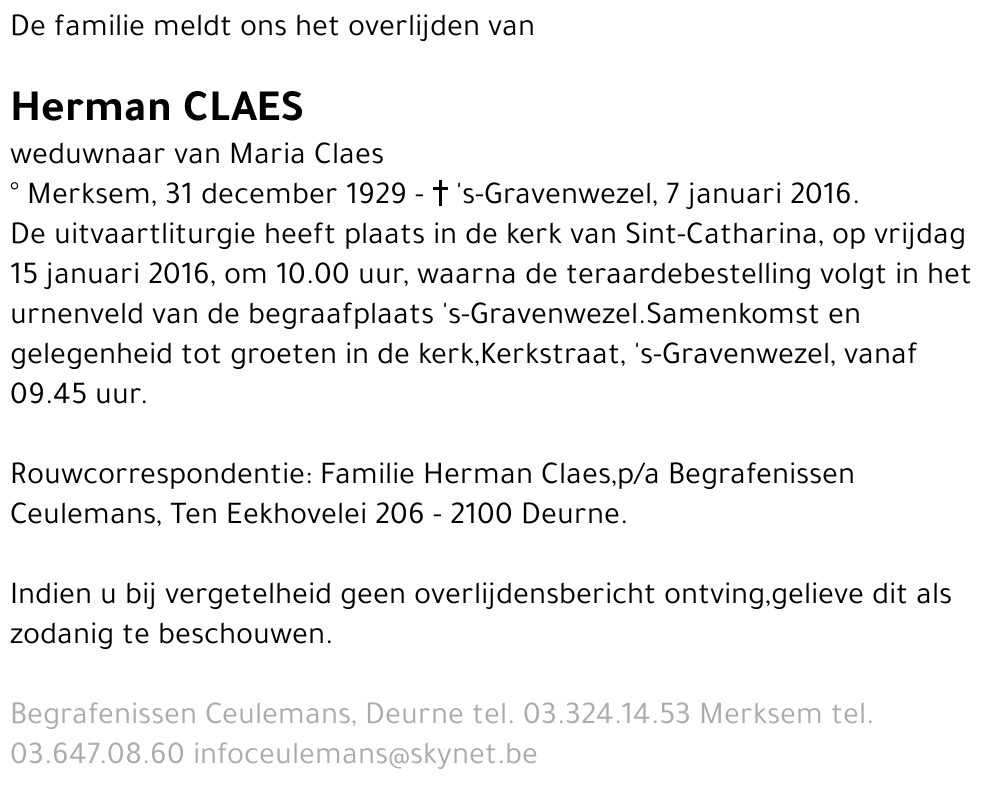 Herman Claes