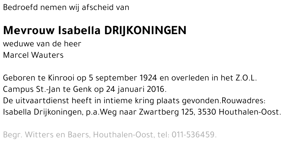 Isabella Drijkoningen