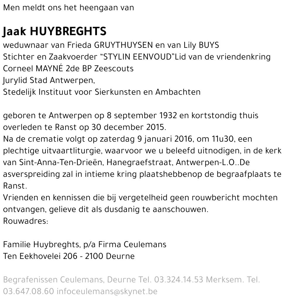 Jaak Huybreghts