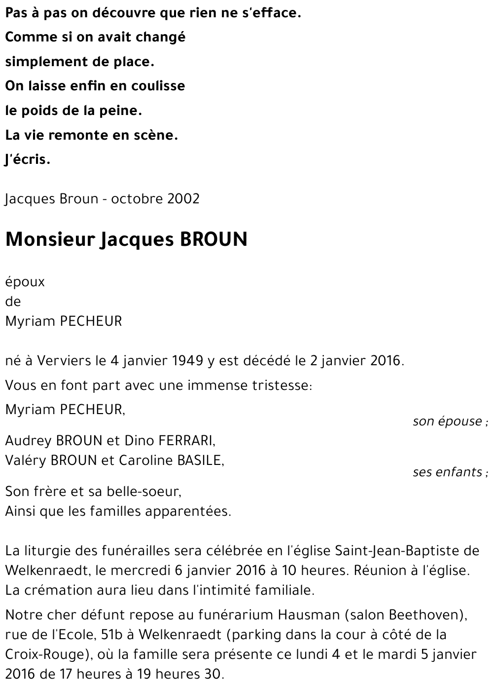 Jacques BROUN