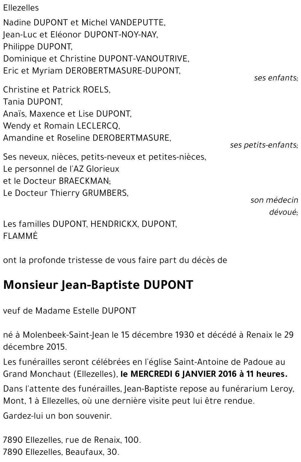 Jean-Baptiste DUPONT