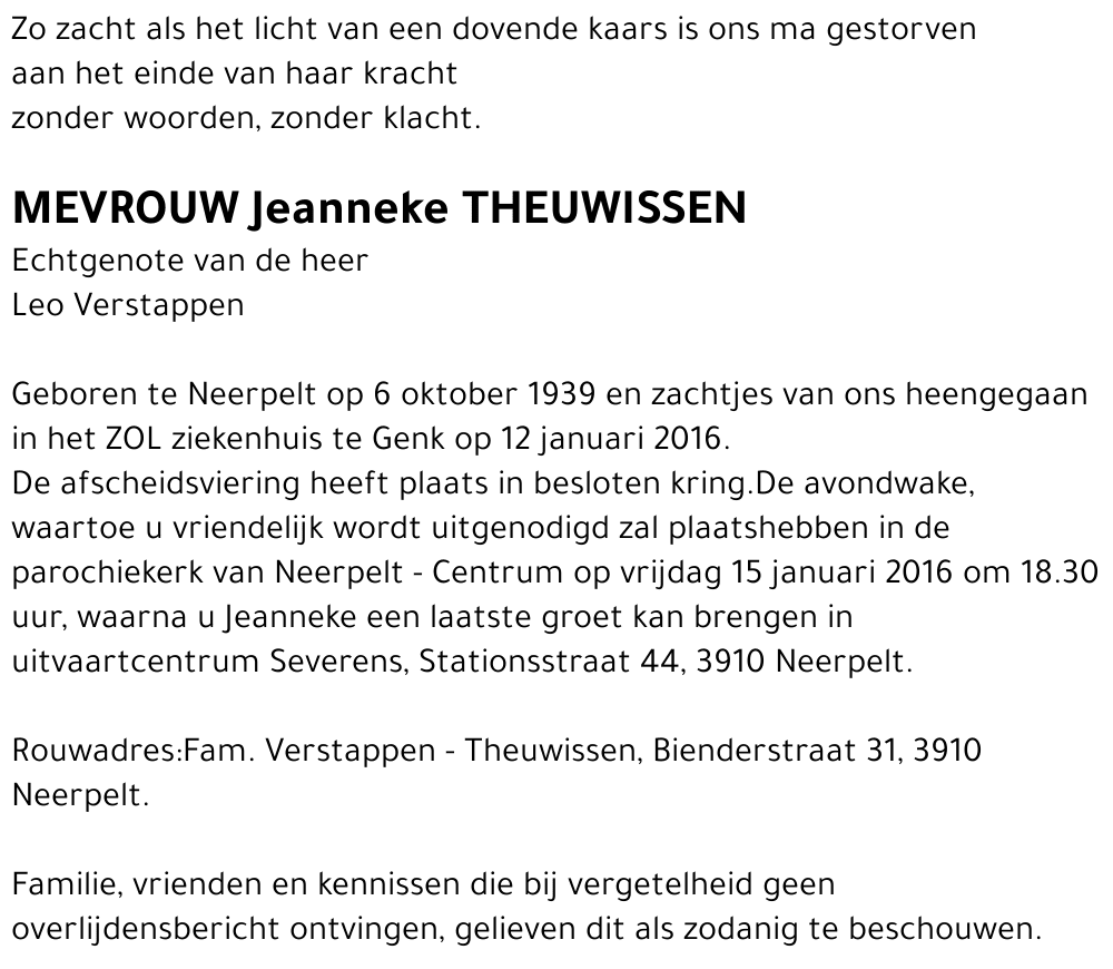 Jeanneke Theuwissen