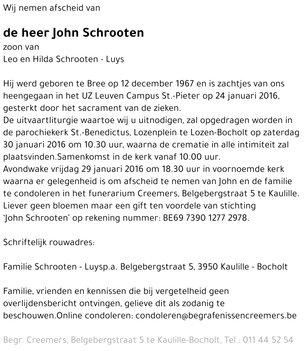 John Schrooten