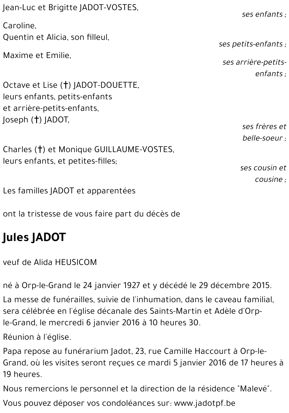 Jules JADOT
